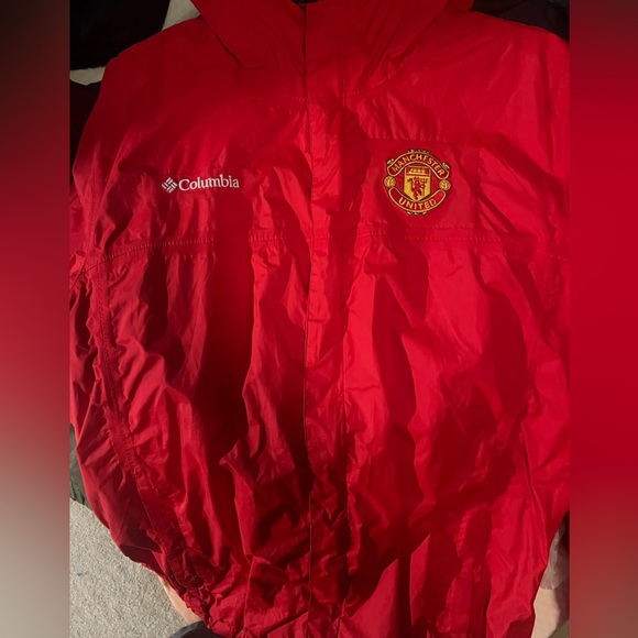 Manchester United Columbia zip up hoodie - Picture 1 of 2